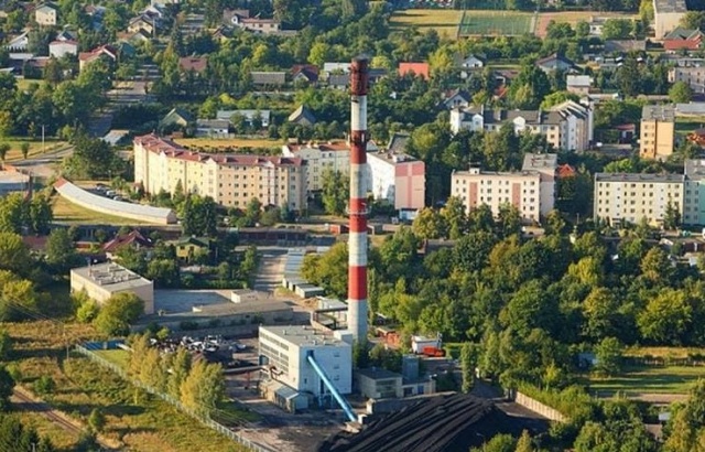 Na zdjęciu budynek Zakładu Energetyki Cieplnej w Ostrowi Mazowieckiej