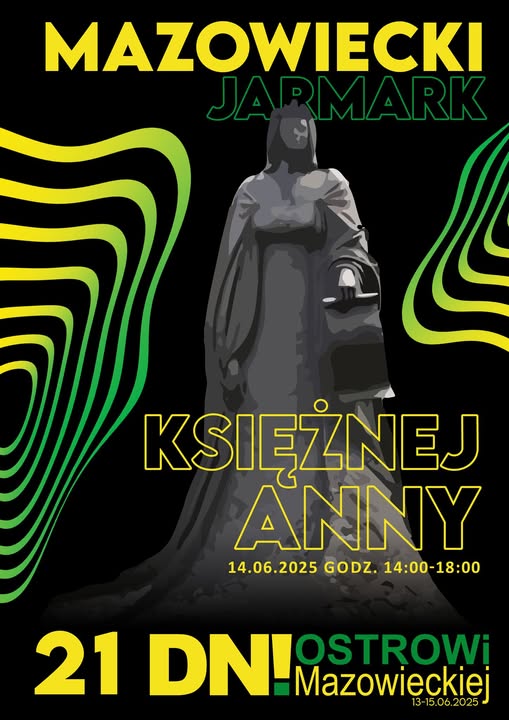 NAPISY ŻÓŁTO ZIELONE POSTAĆ KSIĘŻNEJ ANY MAZOWIECKIEJ