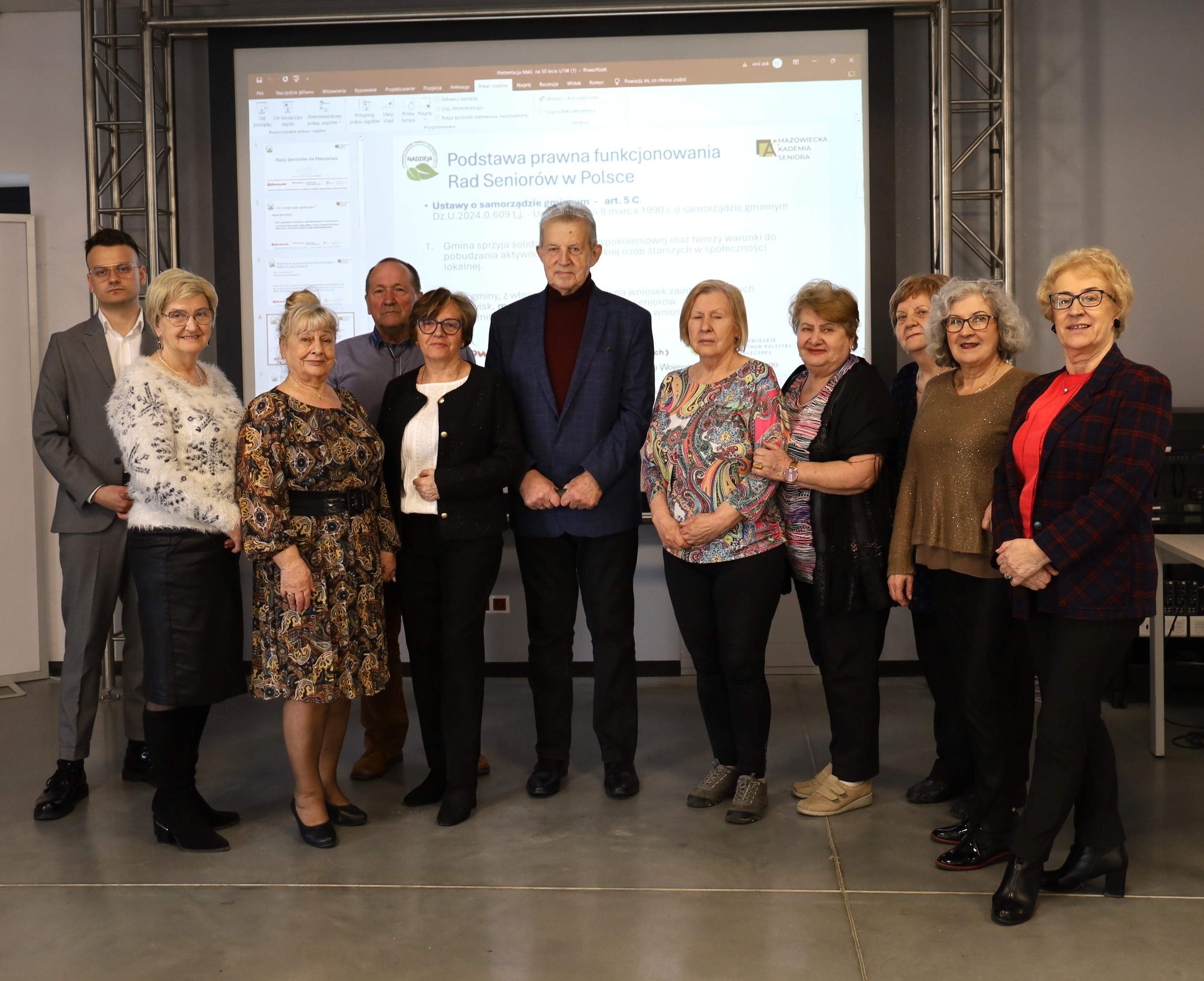 Udział Rady Seniorów Miasta Ostrów Mazowiecka w projekcie MAZOWIECKA AKADEMIA SENIORA – Wdrażanie Dobrych Praktyk