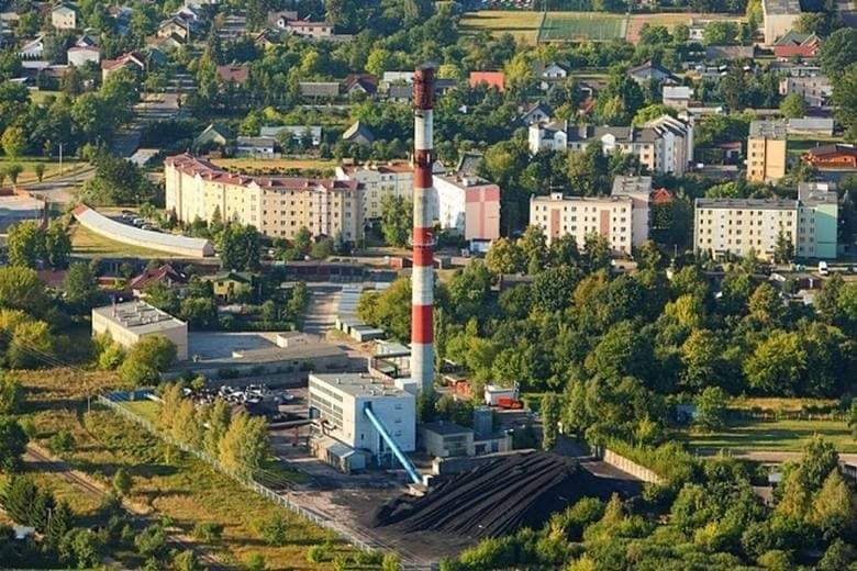 komin ciepłowni
