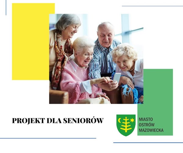 uśmiechnięci seniorzy