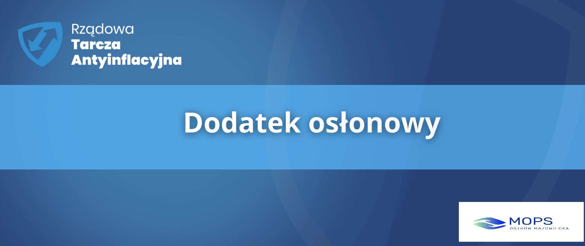 grafika z napisem dodatek osłonowy