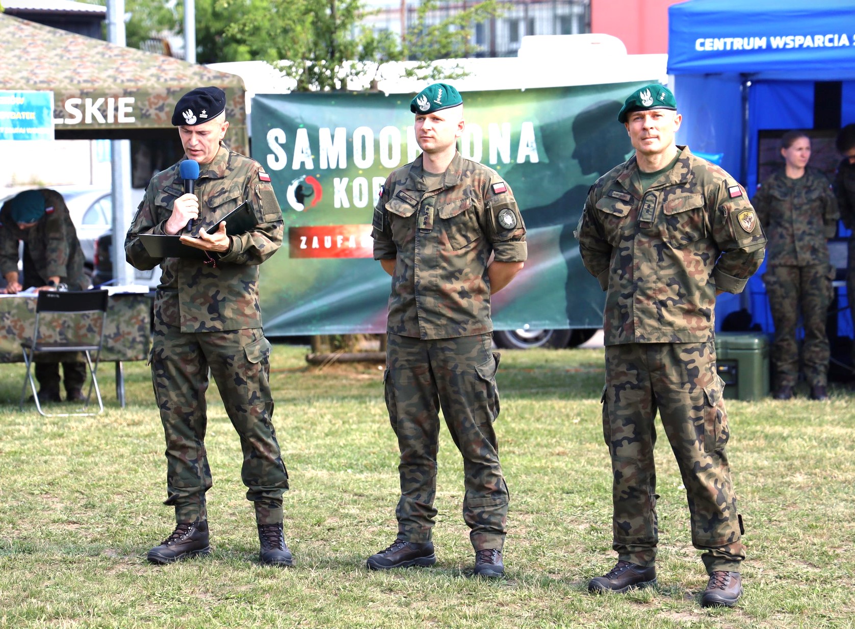 uczestnicy szkolenia pn. ,,Samoobrona Kobiet-Zaufaj Wojsku"