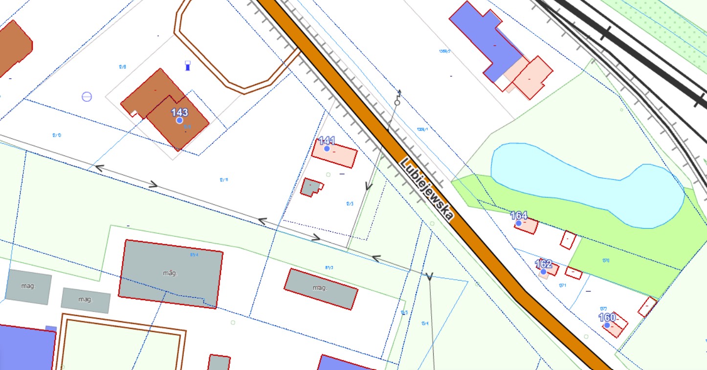 Wizualizacja terenu gdzie mogą stanąć socjalne lokale tymczasowe w Ostrowi Mazowieckiej