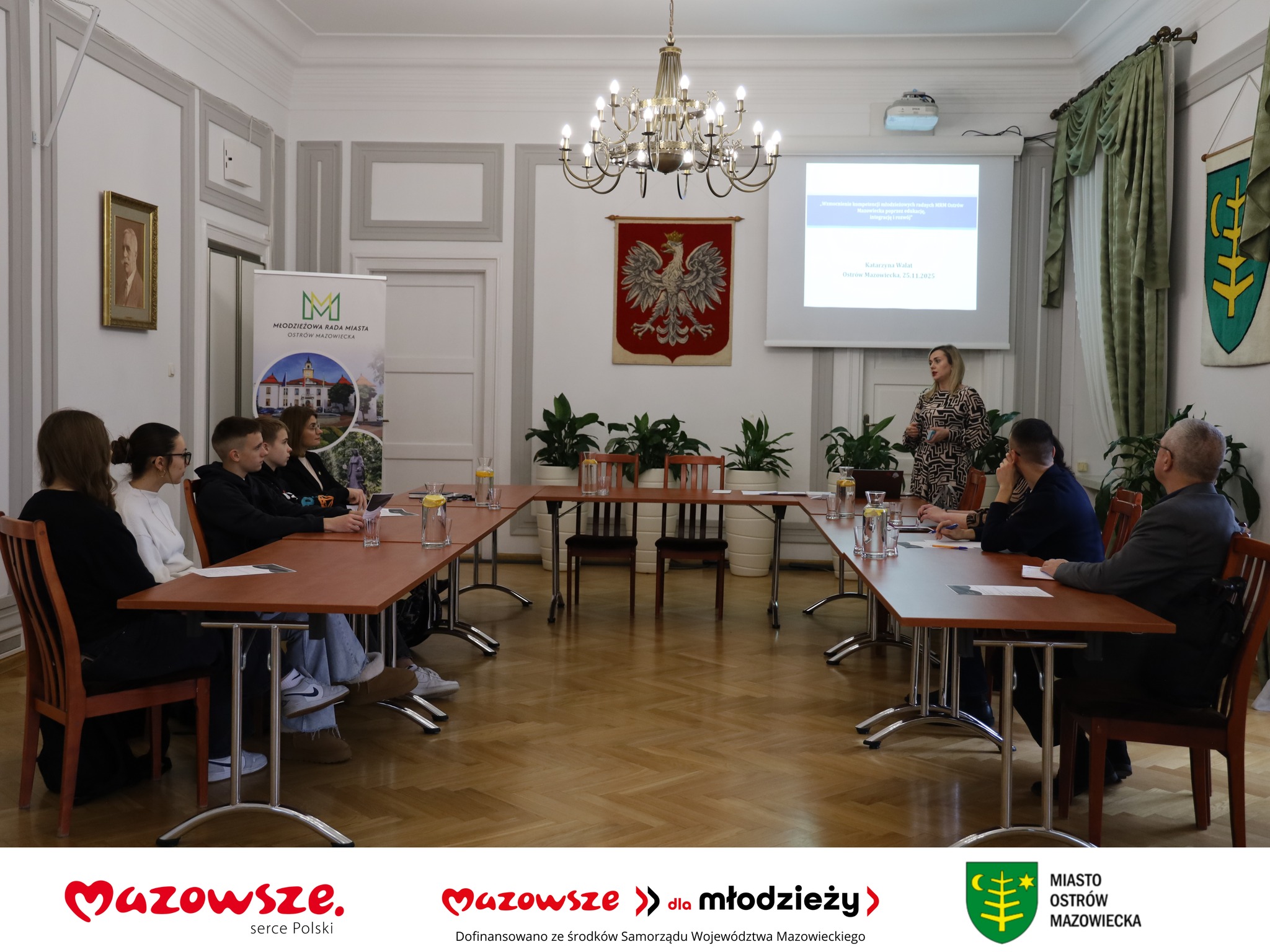 szkolenie na sali konferencyjnej 