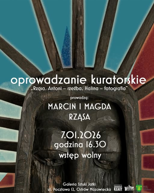 POSTAC WYRZEŹBIONA Z DREWNA