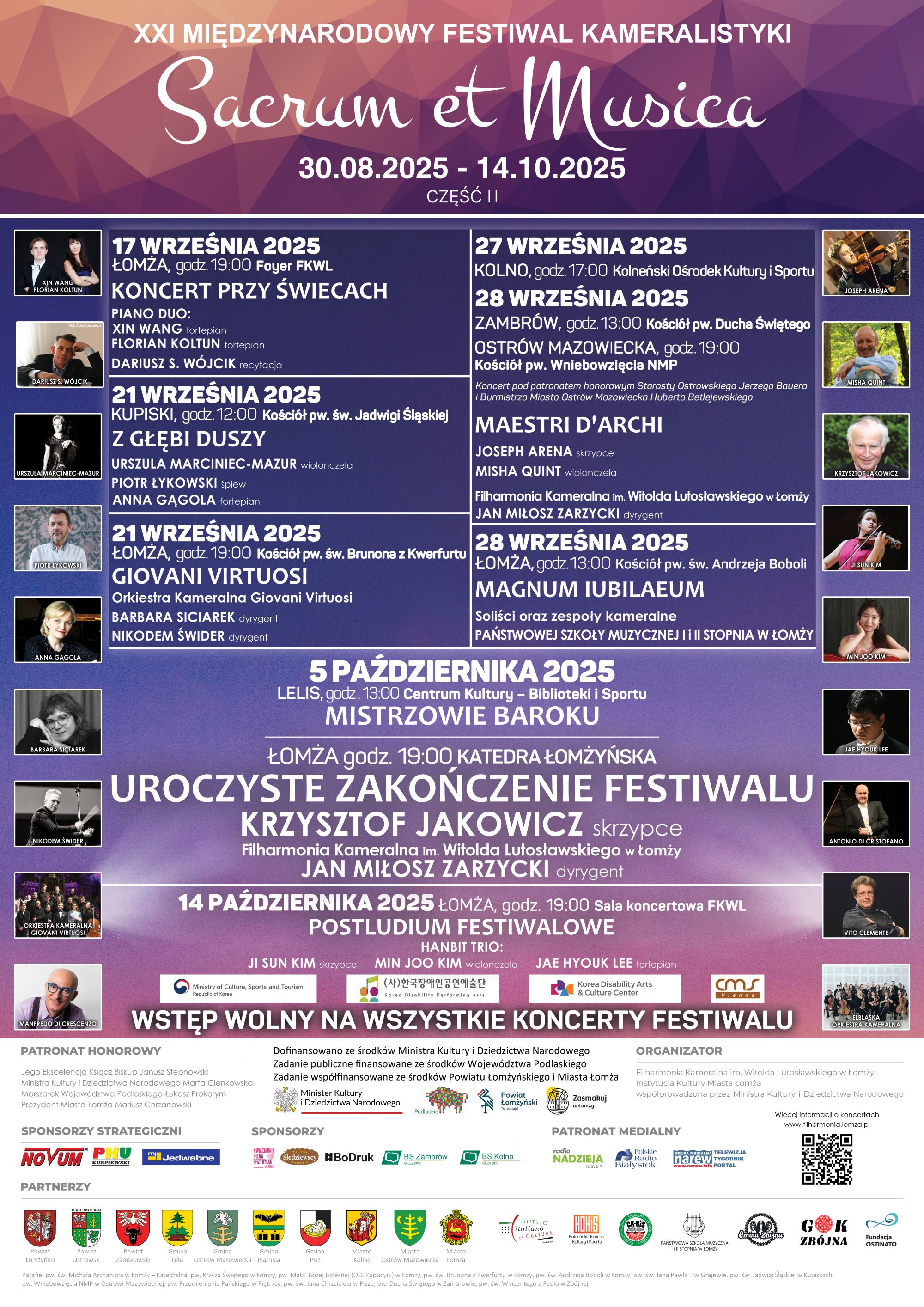 informacje na plakacie dotyczące koncertu