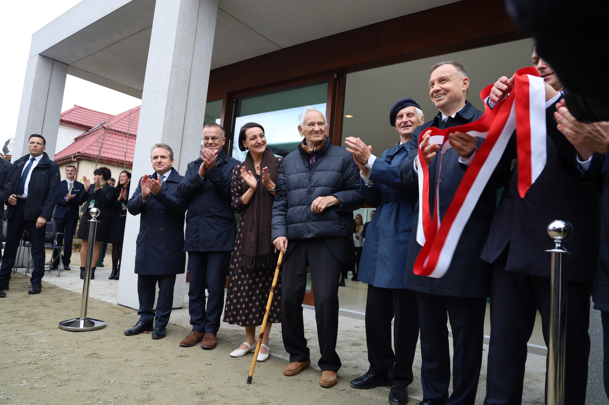 Uroczyste otwarcie Muzeum Dom Rodziny Pileckich oraz przecięcie wstęgi z udziałem Prezydenta RP, Andrzeja Dudy.