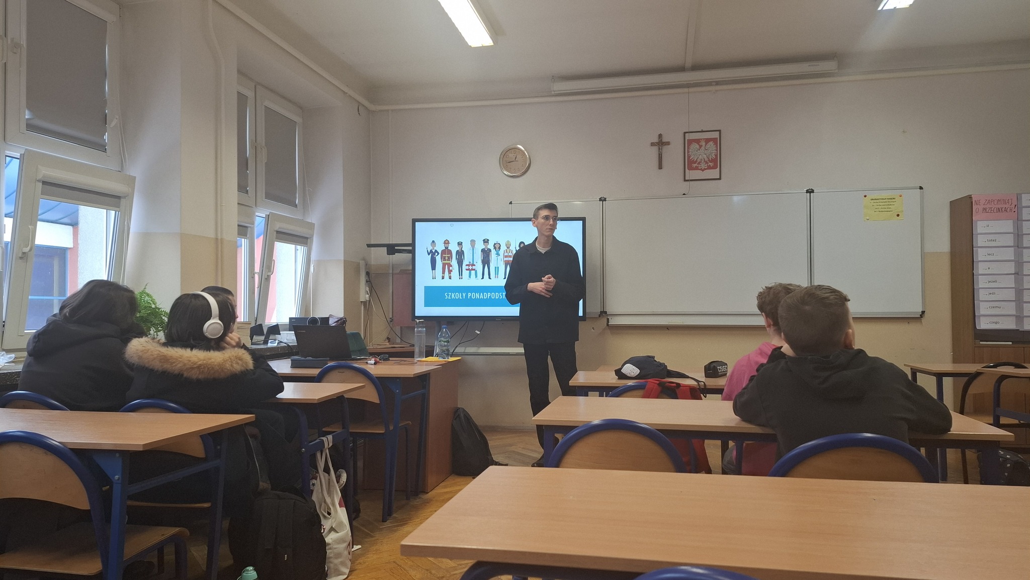 spotkanie informacyjno-doradcze skierowane do uczniów klas ósmych