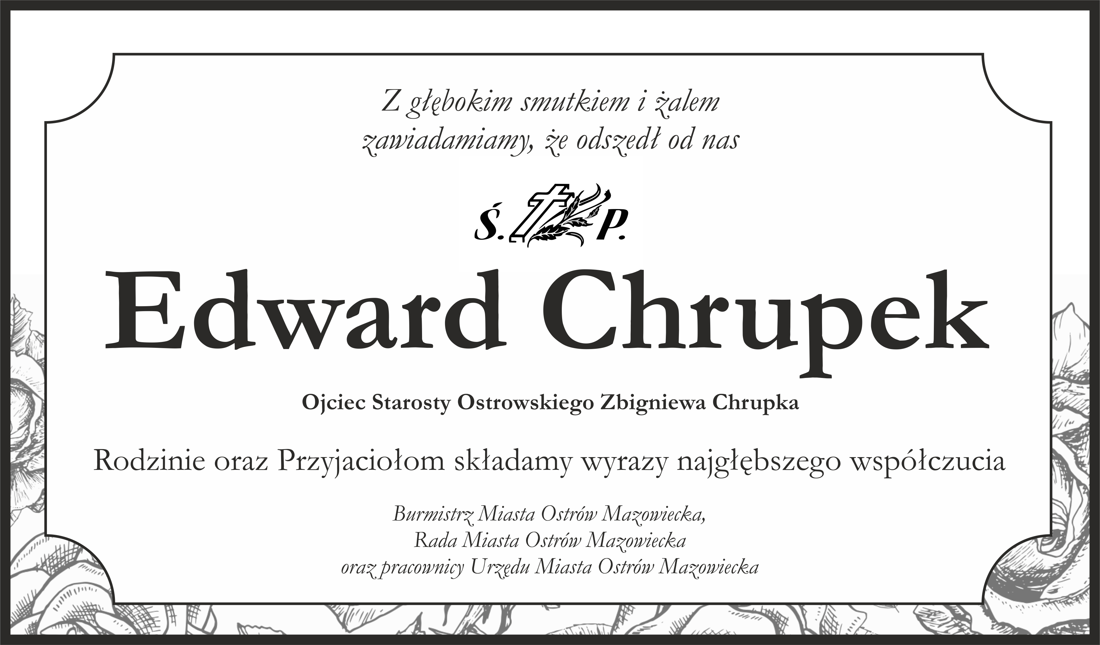 treść nekrologu