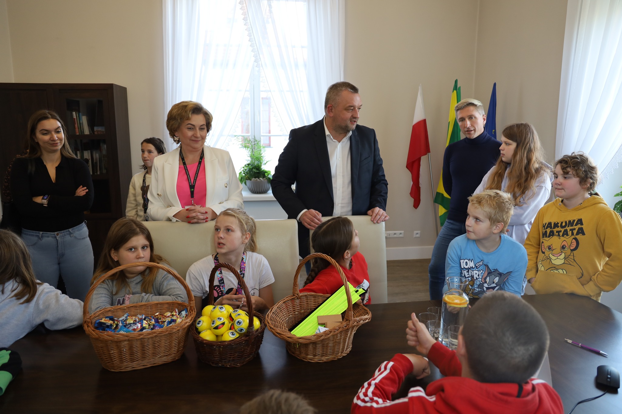 Ostrowski ratusz odwiedzili wychowankowie Miejskiej Świetlicy Socjoterapeutycznej