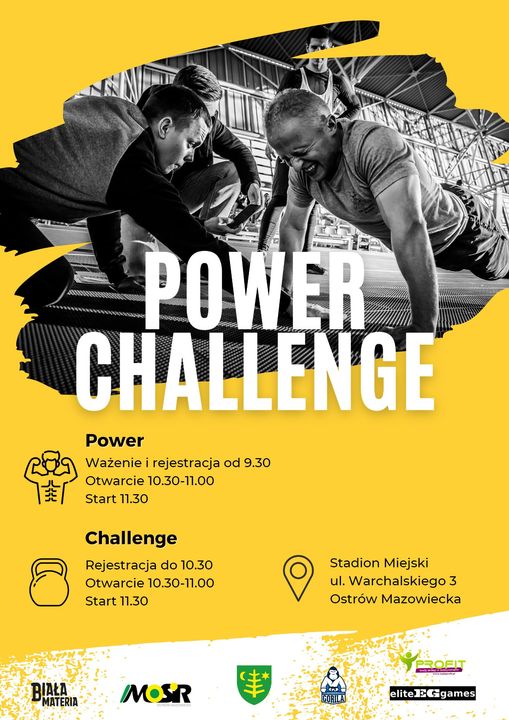 plakat Power Challenge 8. edycja