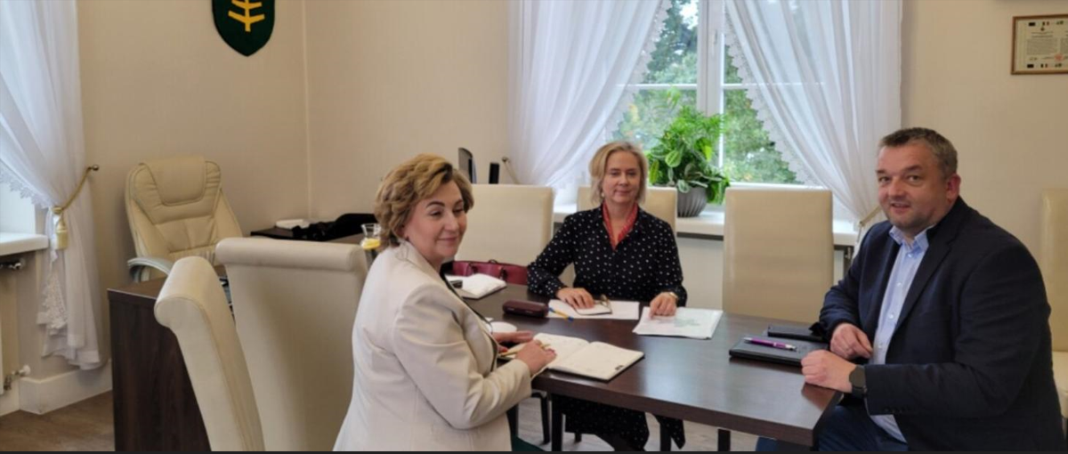 Spotkanie Burmistrza Miasta Ostrów Mazowiecka z Kierownikiem Delegatury Mazowieckiego Urzędu Wojewódzkiego w Ostrołęce