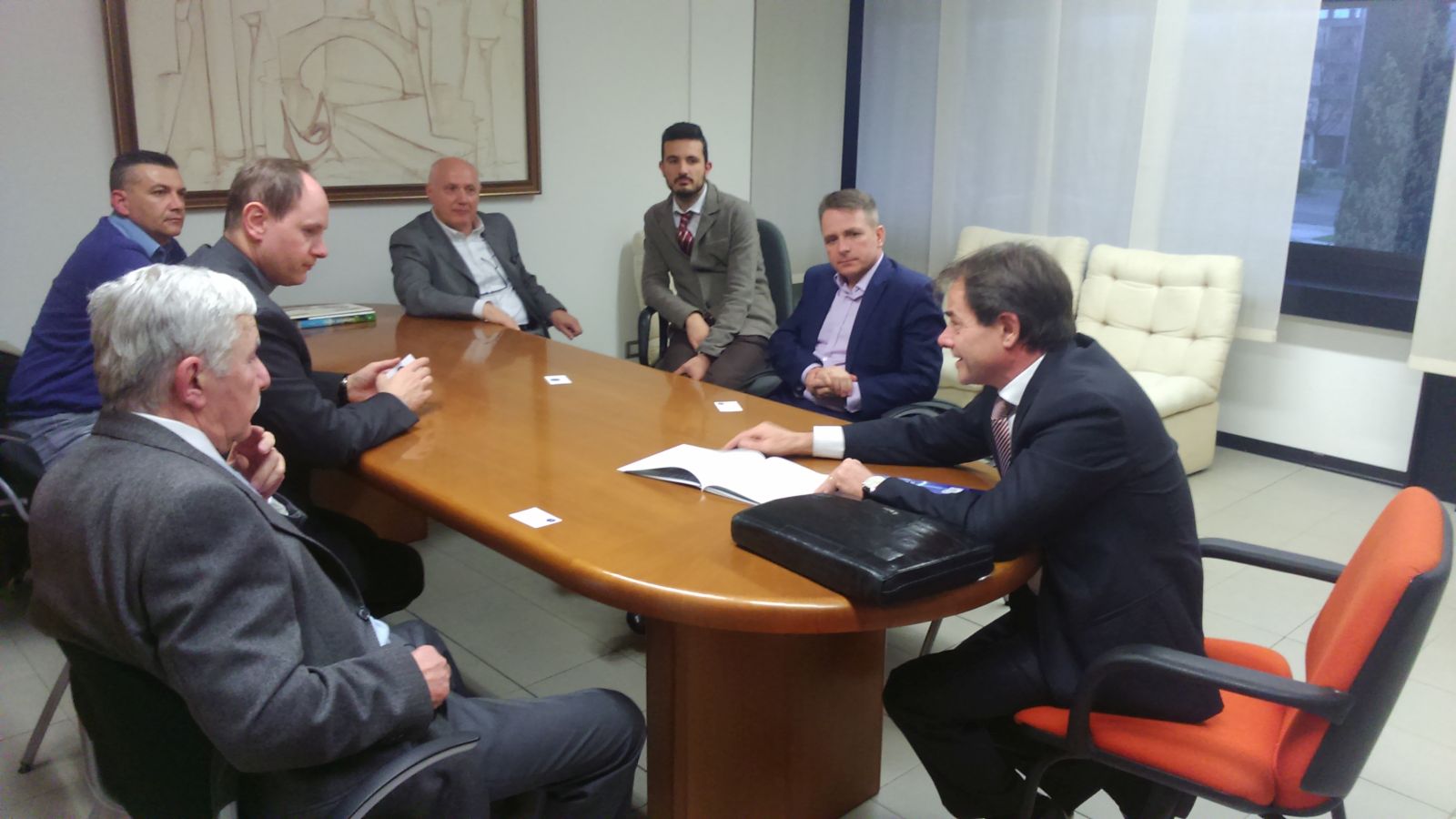 Spotkanie z władzami miasta Ostrow Mazowiecka i Włoch miasta Brembate di Sopra 
