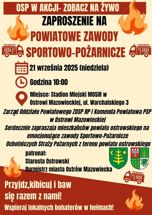 informacje dotyczące zawodów
