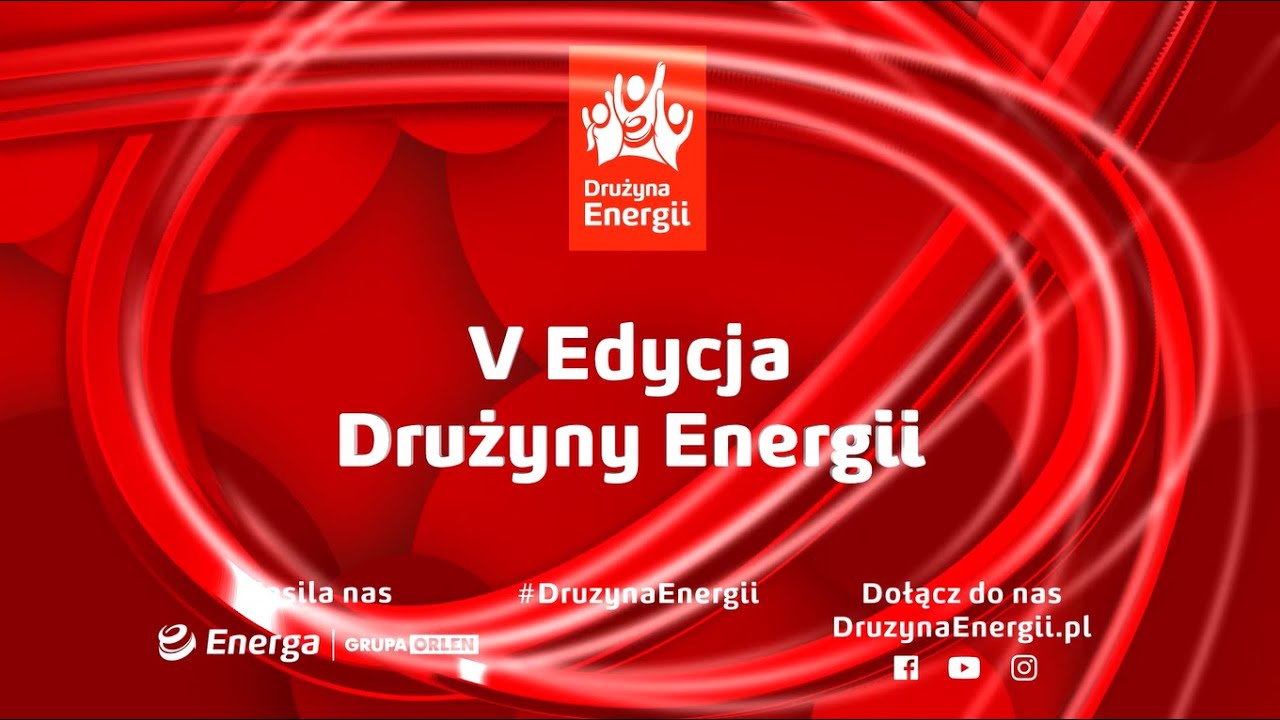 plakat informacyjny V edycja drużyna energii