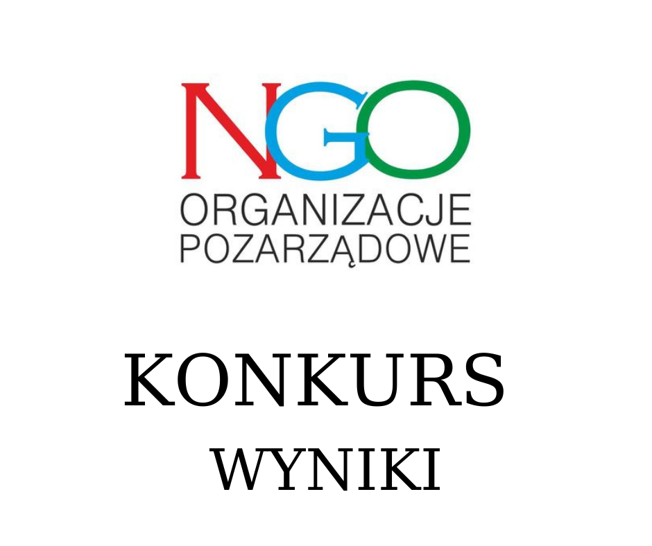 Obraz przedstawia napis organizacje samorządowe wyniki konkursu