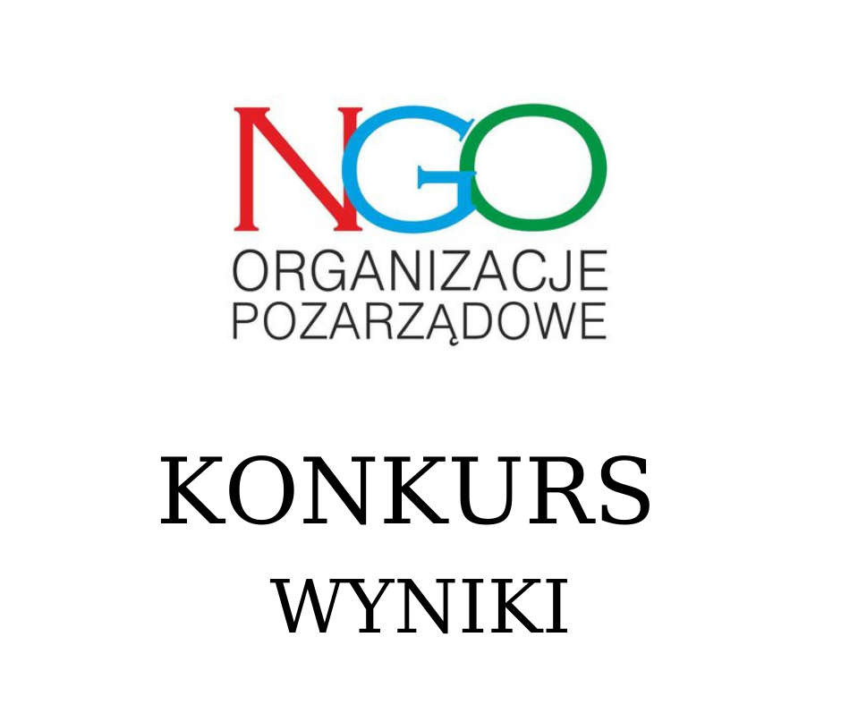 Obraz przedstawia napis organizacje samorządowe wyniki konkursu 