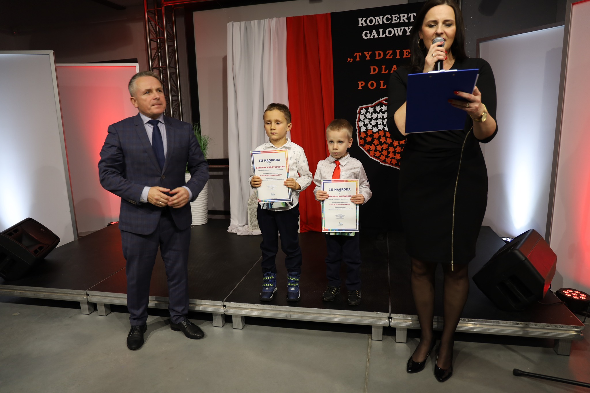 Koncert Galowy "Tydzień dla Polski" Laureaci konkursu plastycznego „Ilustracja inspiracja”
