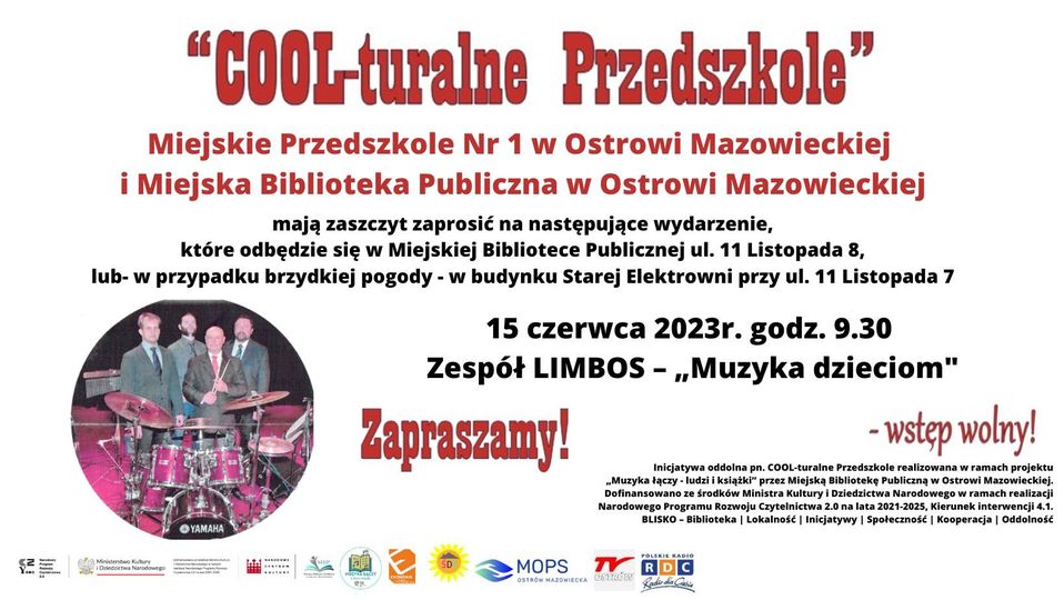 plakat COOL-turalne Przedszkole