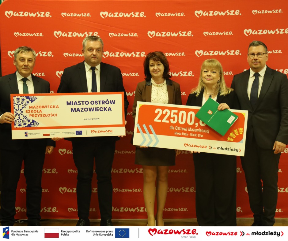 Środki z budżetu Województwa Mazowieckiego dla Ostrowi Mazowieckiej