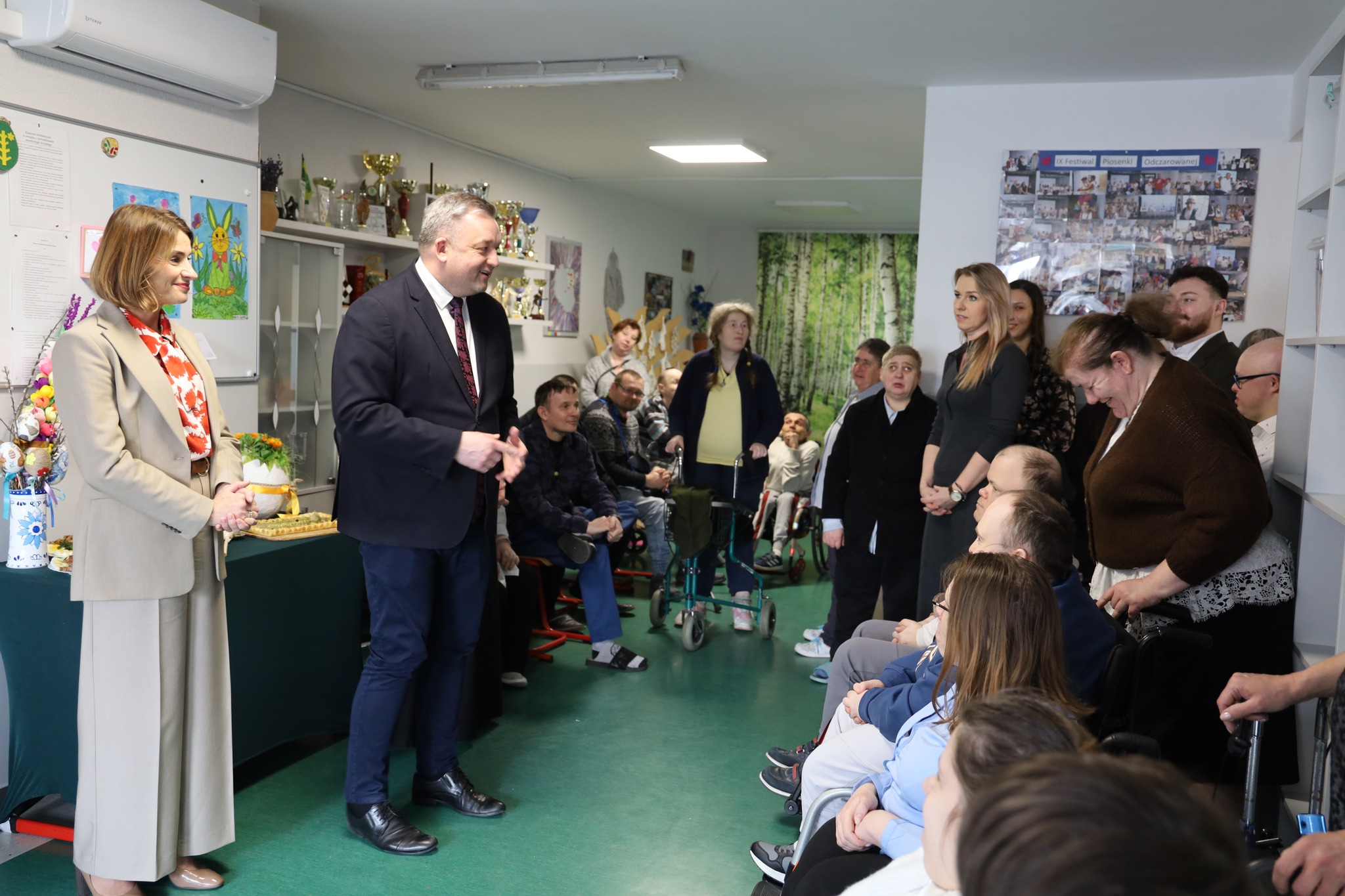 Spotkanie Wielkanocne w Środowiskowym Domu Samopomocy w Ostrowi Mazowieckiej.