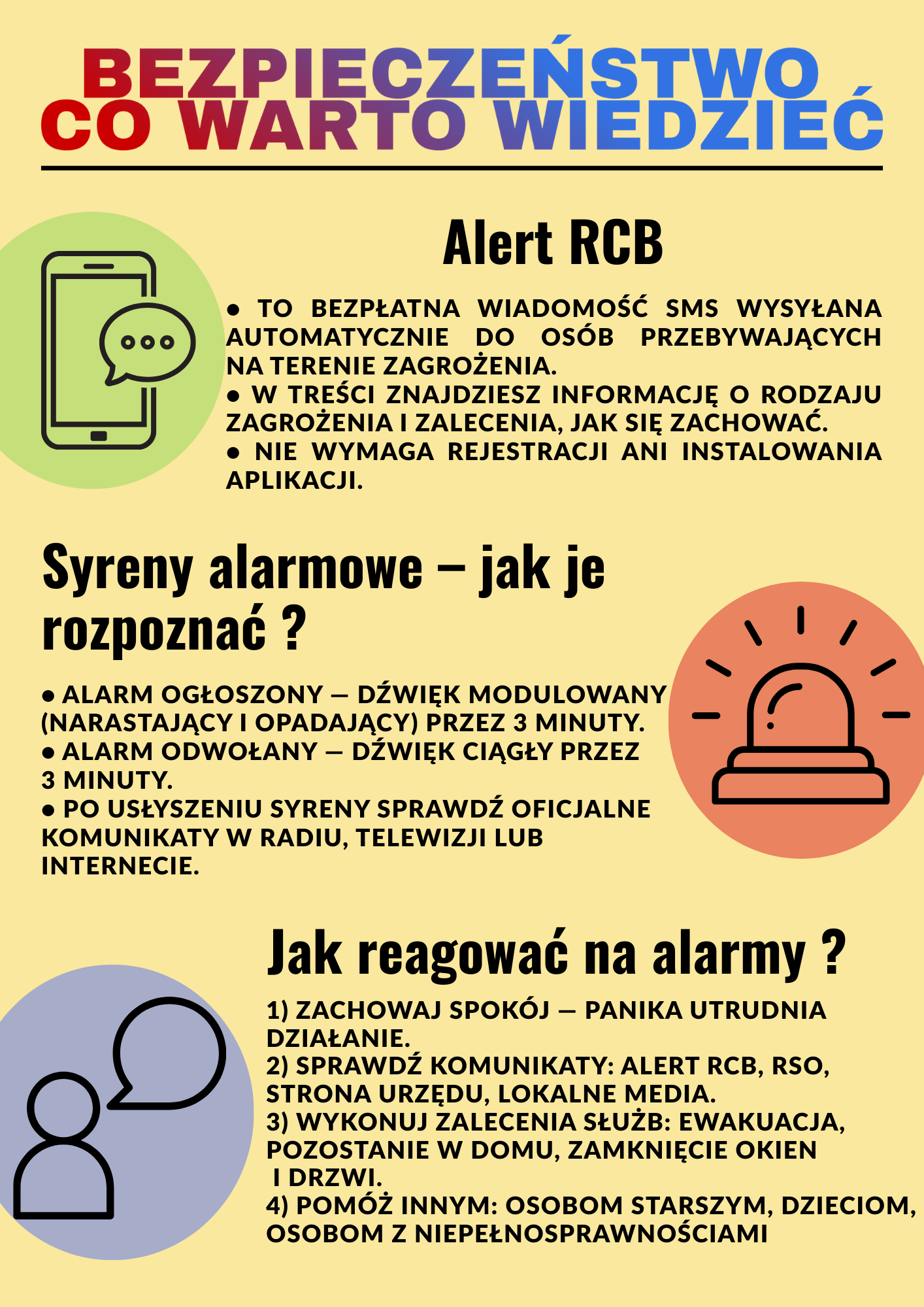 informacje dotyczące bezpieczeństwa