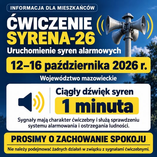 plakat informacyjny