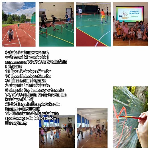Szkoła Podstawowa nr 2 zaprasza na „Wakacje w mieście"