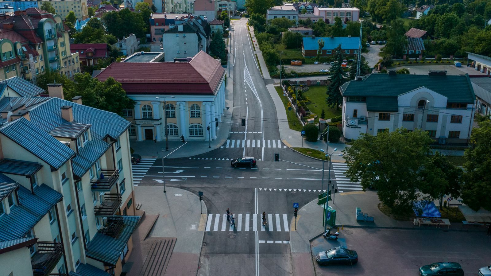 skrzyżowanie ulic 3 Maja, Grota-Roweckiego i ks. Jana Sobotki