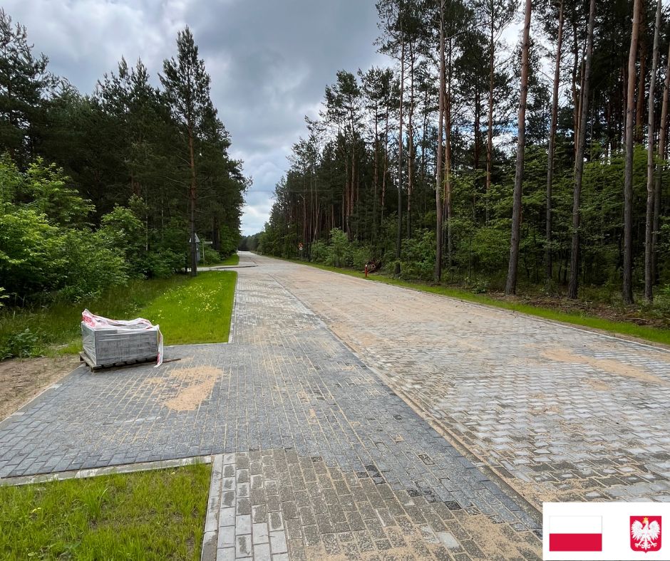  odbiór częściowy robót drogowych realizowanych w ramach budowy ul. Piaskowej.