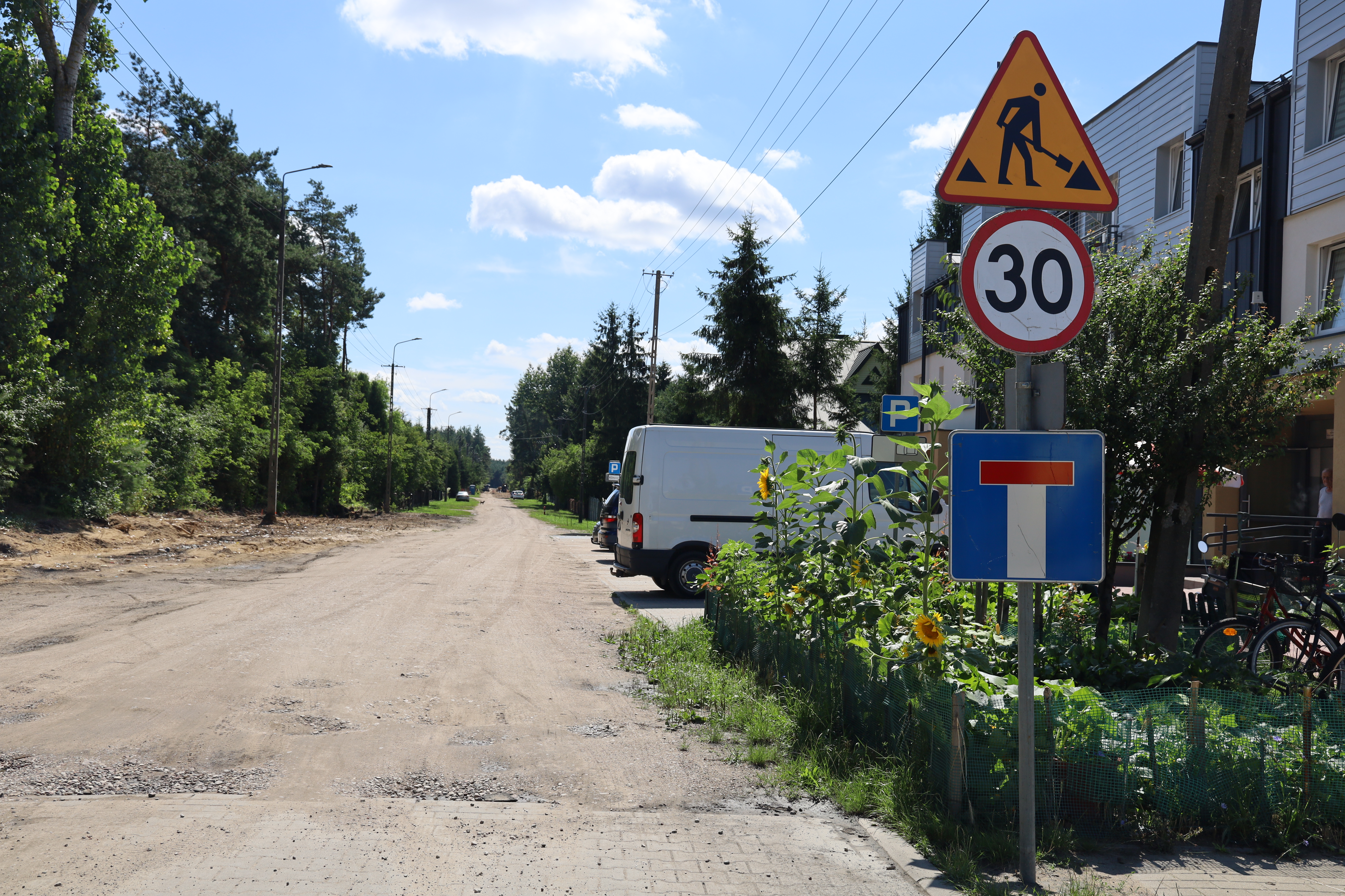budowa ulicy piaskowej