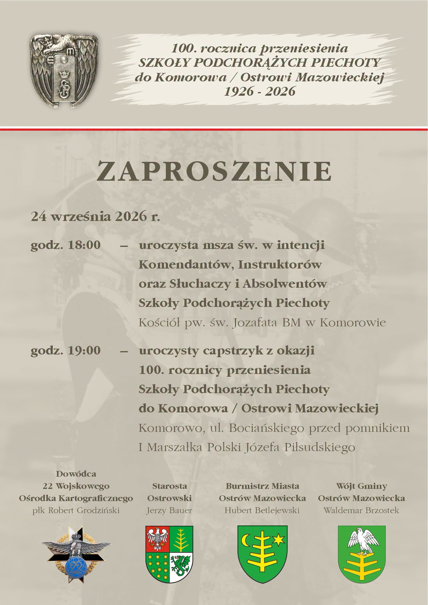 plakat informacyjny