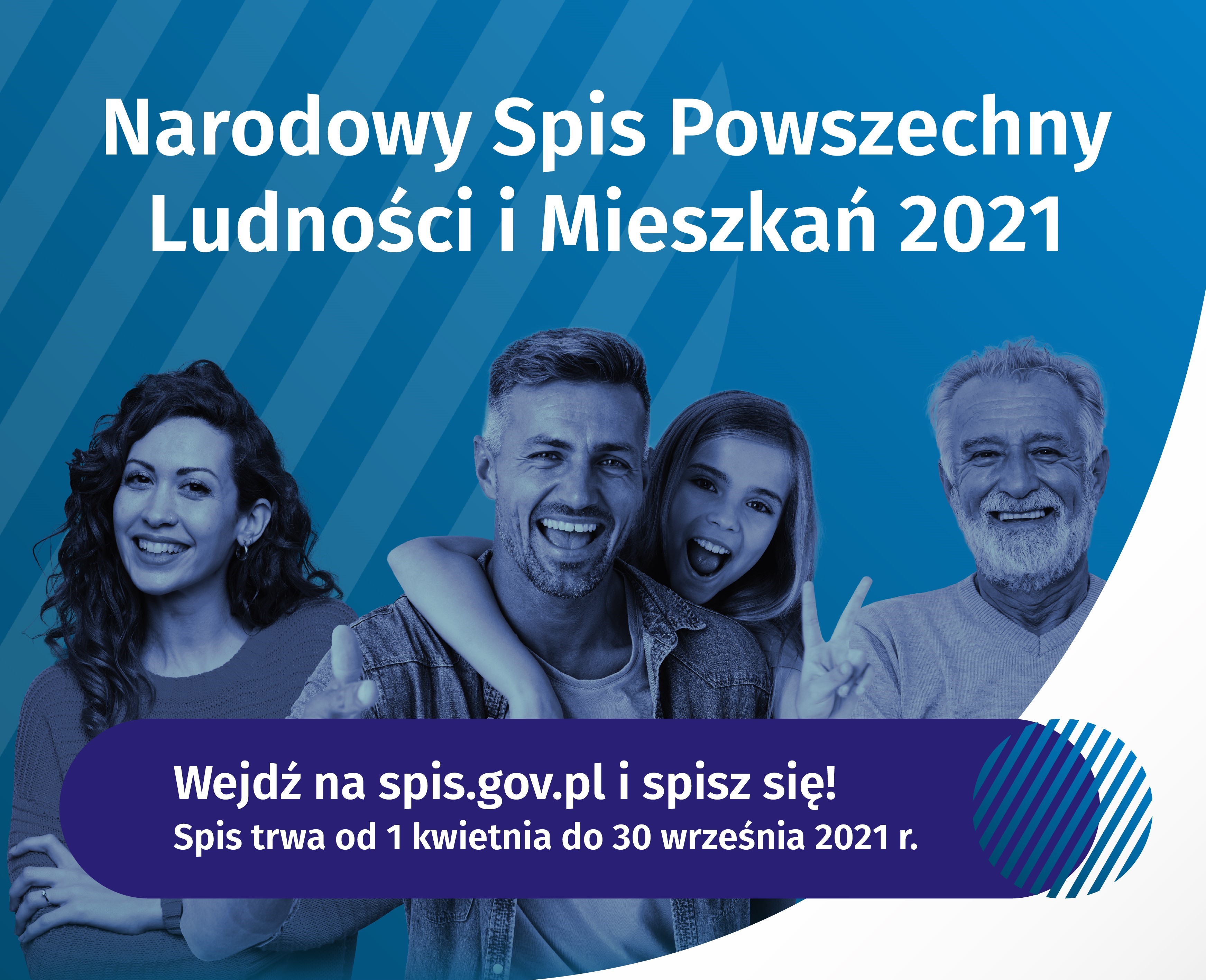 grafika informacja o terminie przeprowadzenia spisu powszechnego