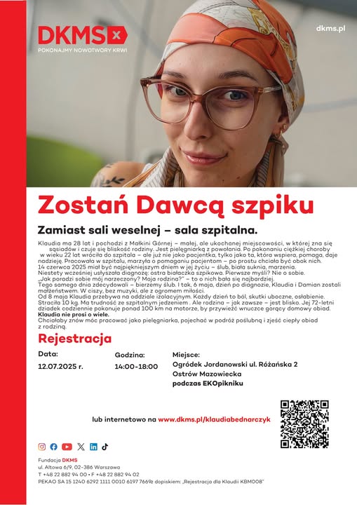 informacje dotyczące żeby zostać dawcą szpiku