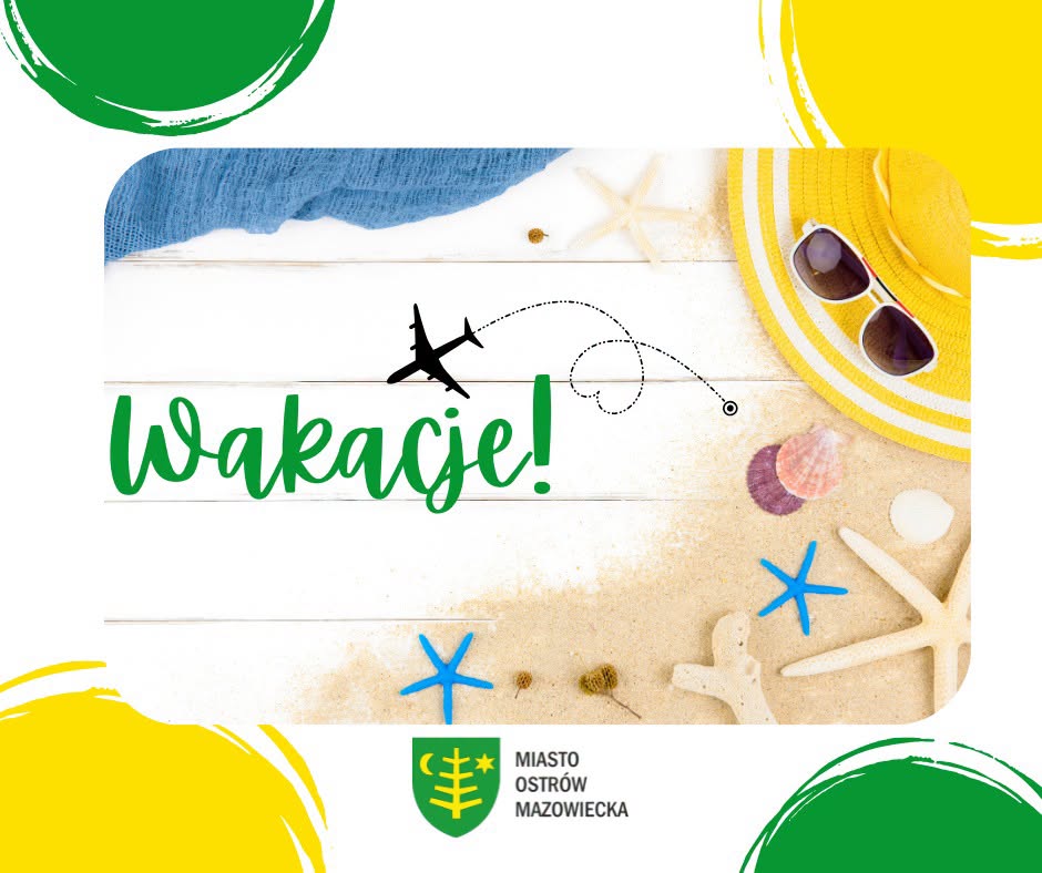 plakat wakacje