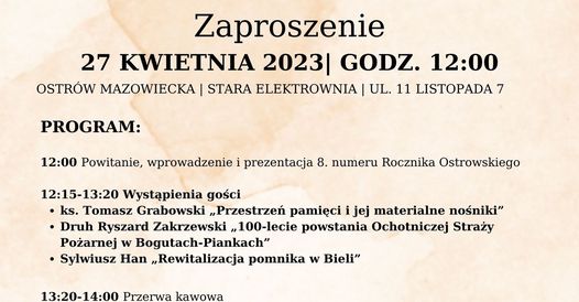  Plakat zaproszenie do uczestnictwa w konferencji 