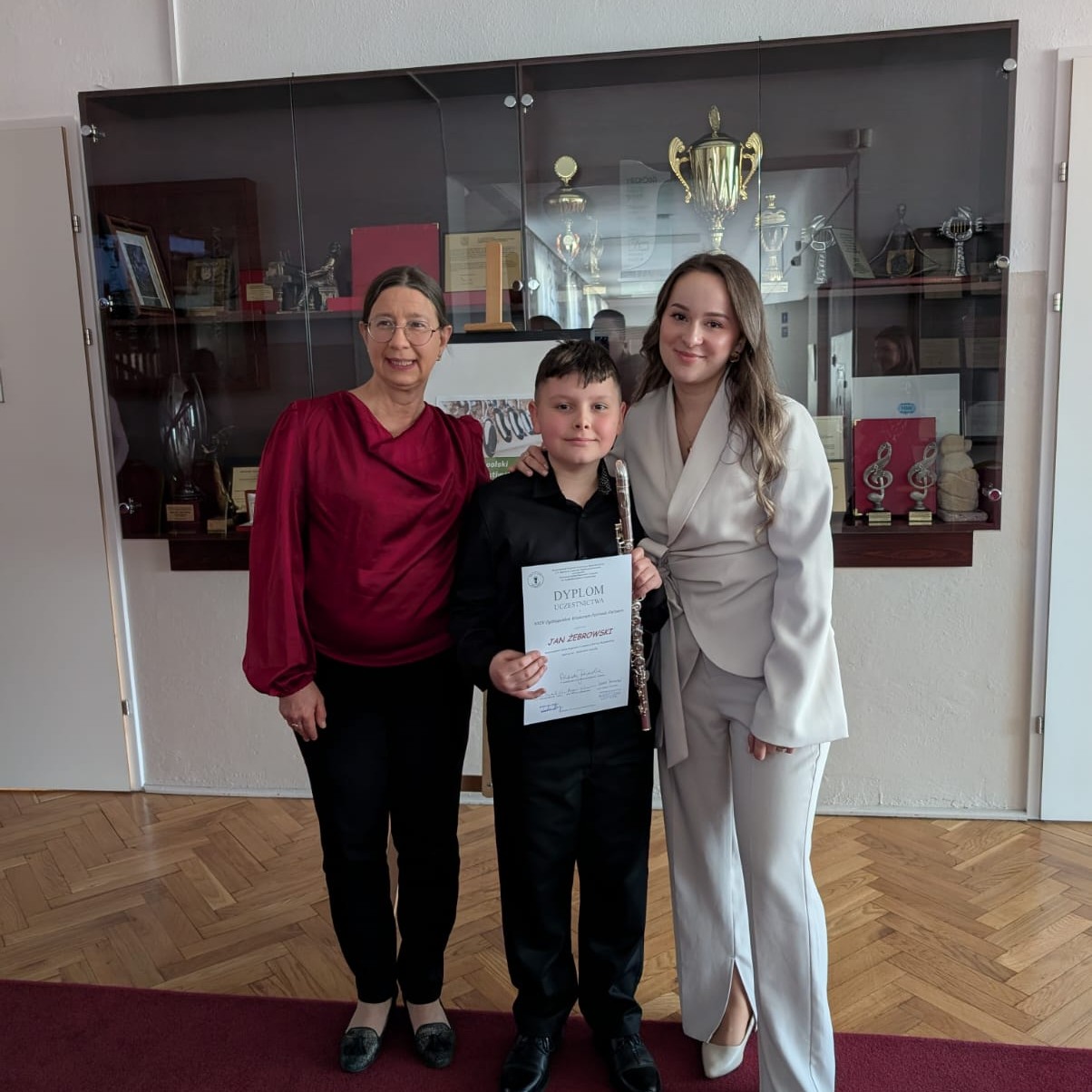 Wielki sukces młodego flecisty z Ostrowi Mazowieckiej!