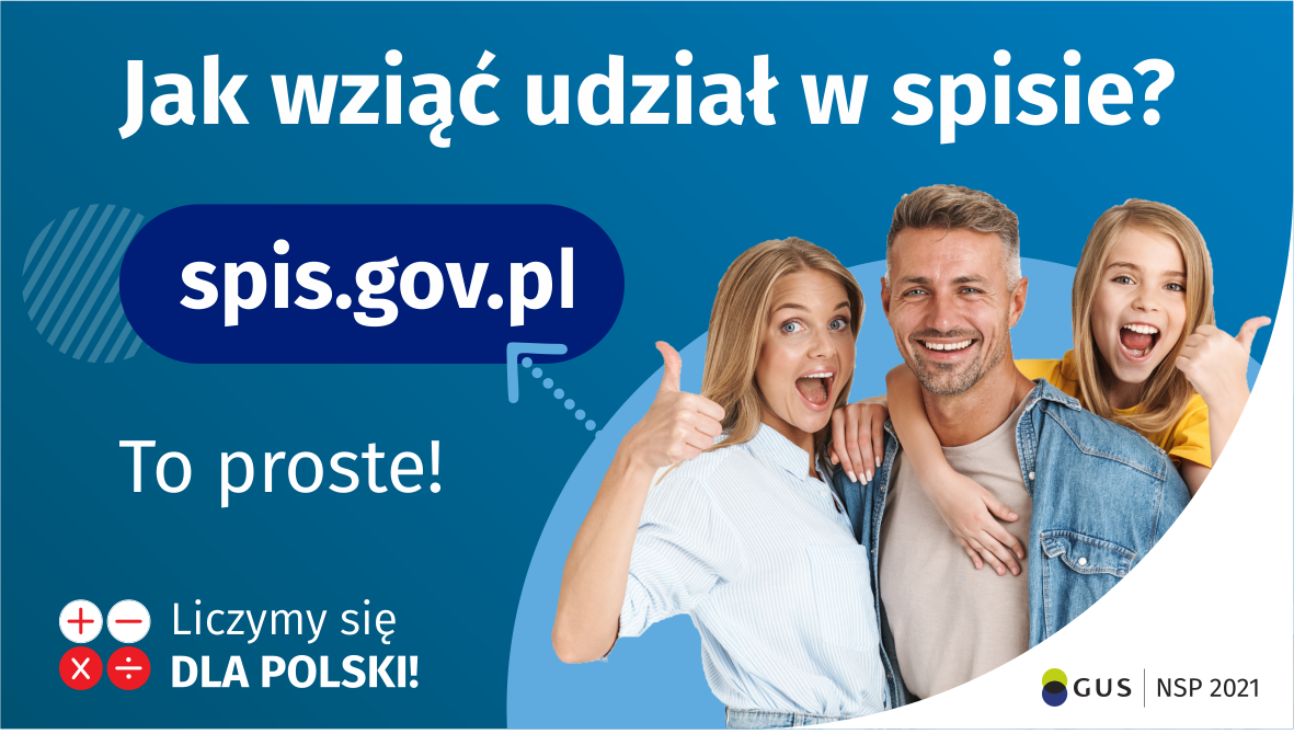 grafika jak wziąć udział w Narodowym Spisie Powszechnym