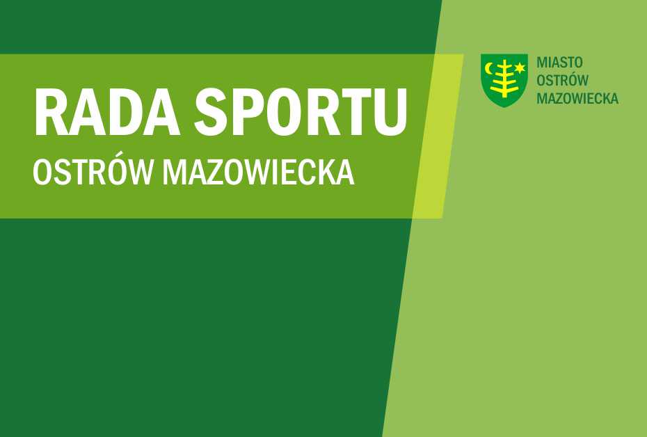 grafika rada sportu Ostrów Mazowiecka, herb miasta