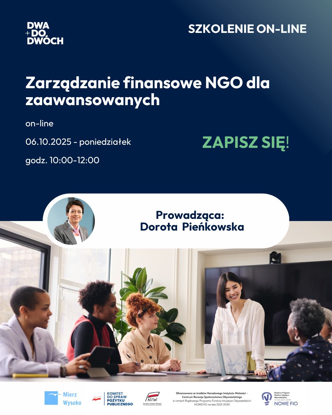 Bezpłatne szkolenie online: Zarządzanie finansowe NGO dla zaawansowanych
