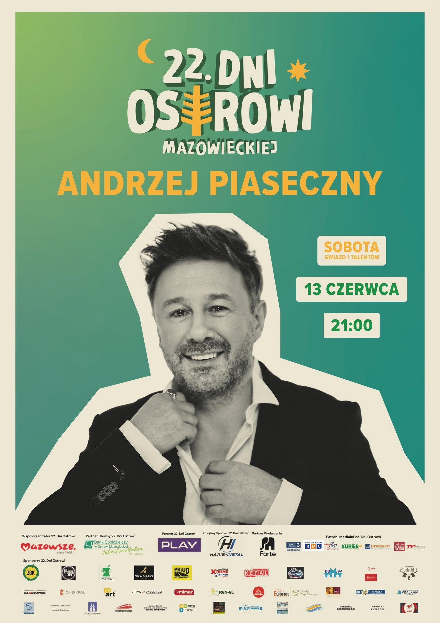 Plakat Andrzej Piaseczny 