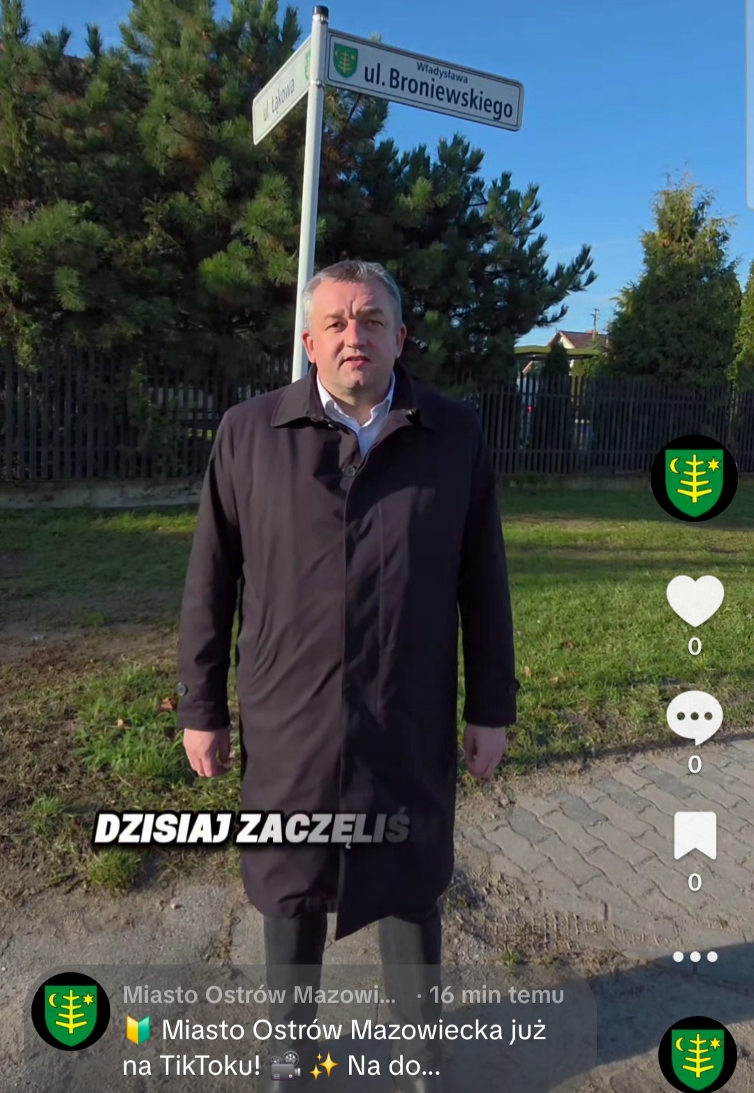 Miasto Ostrów Mazowiecka na Tiktoku 