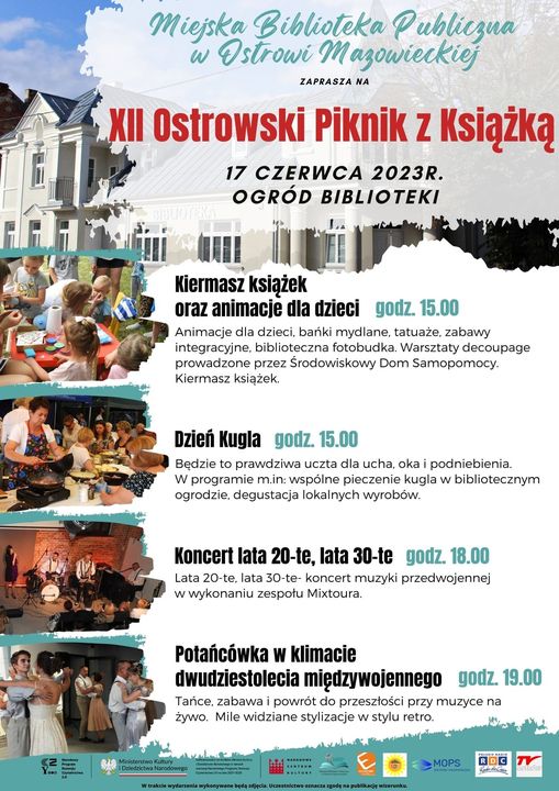 plakat XXII Ostrowski Piknik z Książką