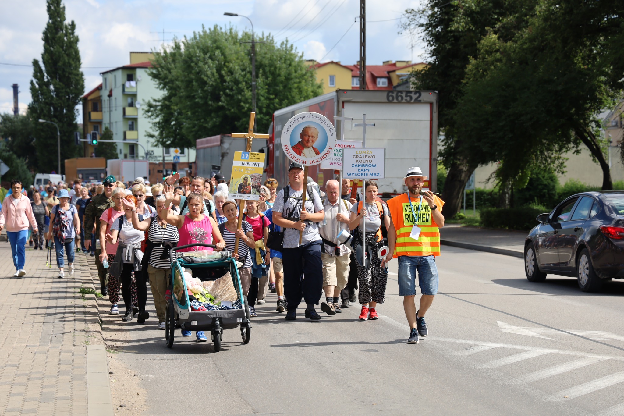 39. Piesza Pielgrzymka Łomżyńska na Jasną Górę na pątniczym szlaku znalazło się Miasto Ostrów Mazowiecka