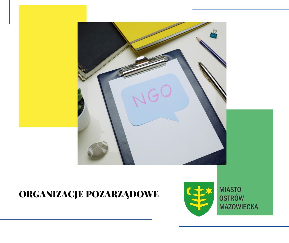 NAPIS ngo I HERB MIASTA OSTRÓW MAZOWIECKA, ORGANIZACJA POZARZĄDOWE TYTUŁ