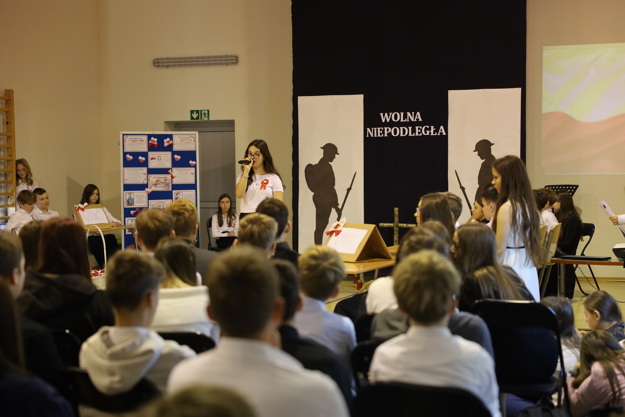 Szkolna uroczystość z okazji Narodowego Święta Niepodległości