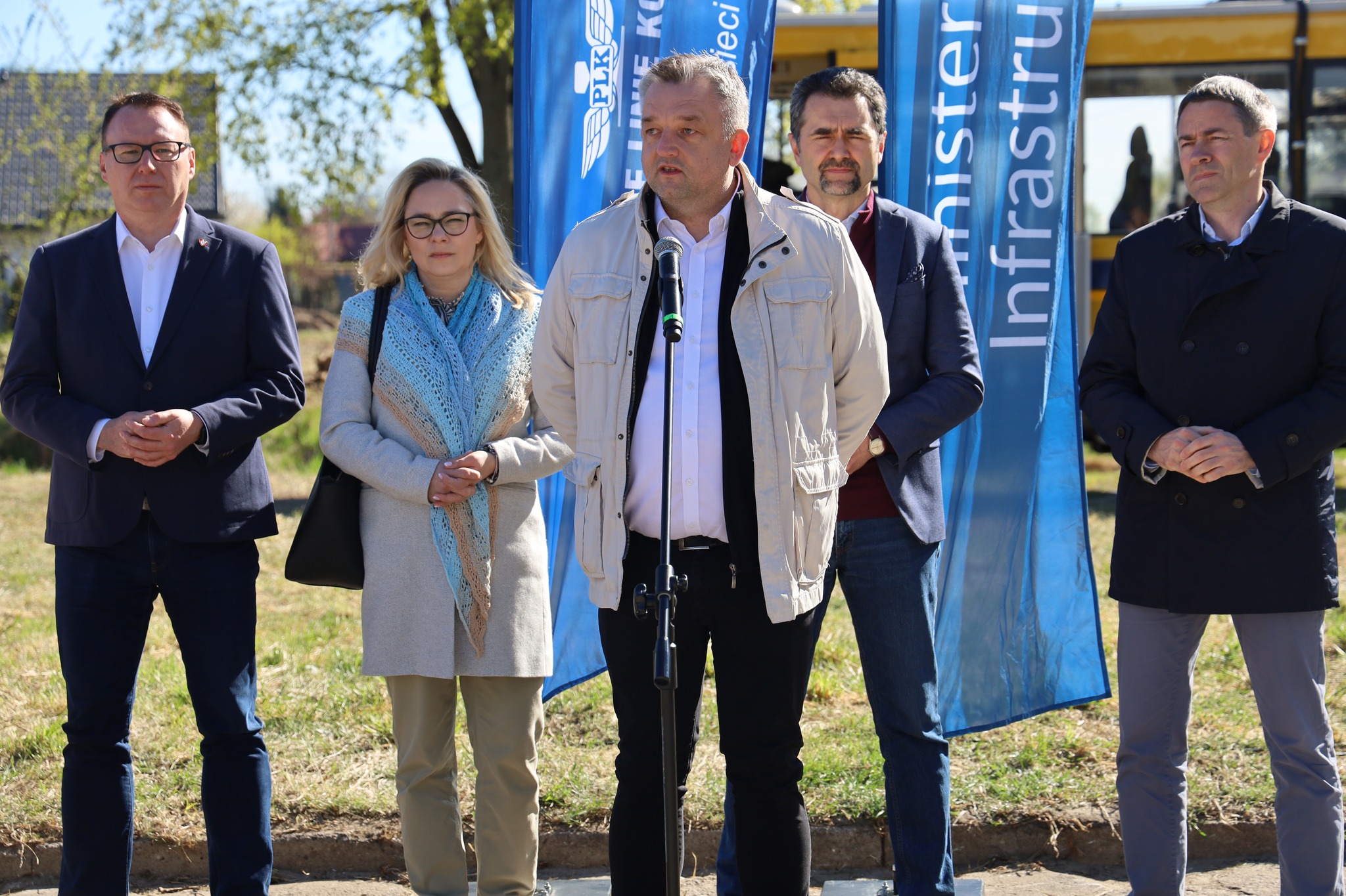 spotkanie dotyczące rozbudowy infrastruktury w ramach programu „Kolej Plus”.