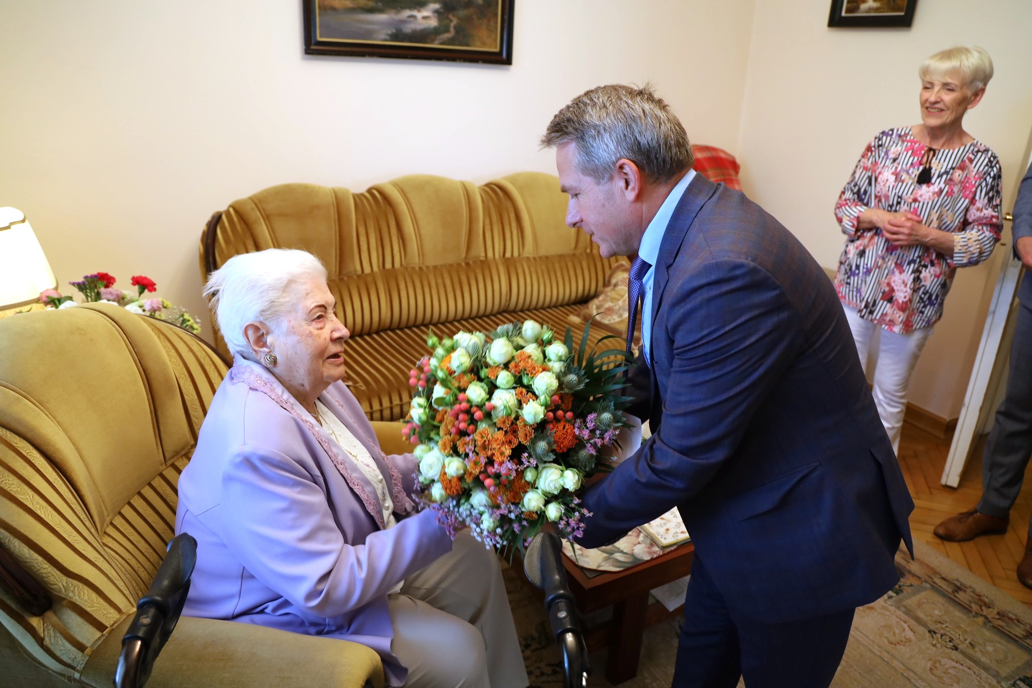 setne urodziny mieszkanki Ostrowi Mazowieckiej