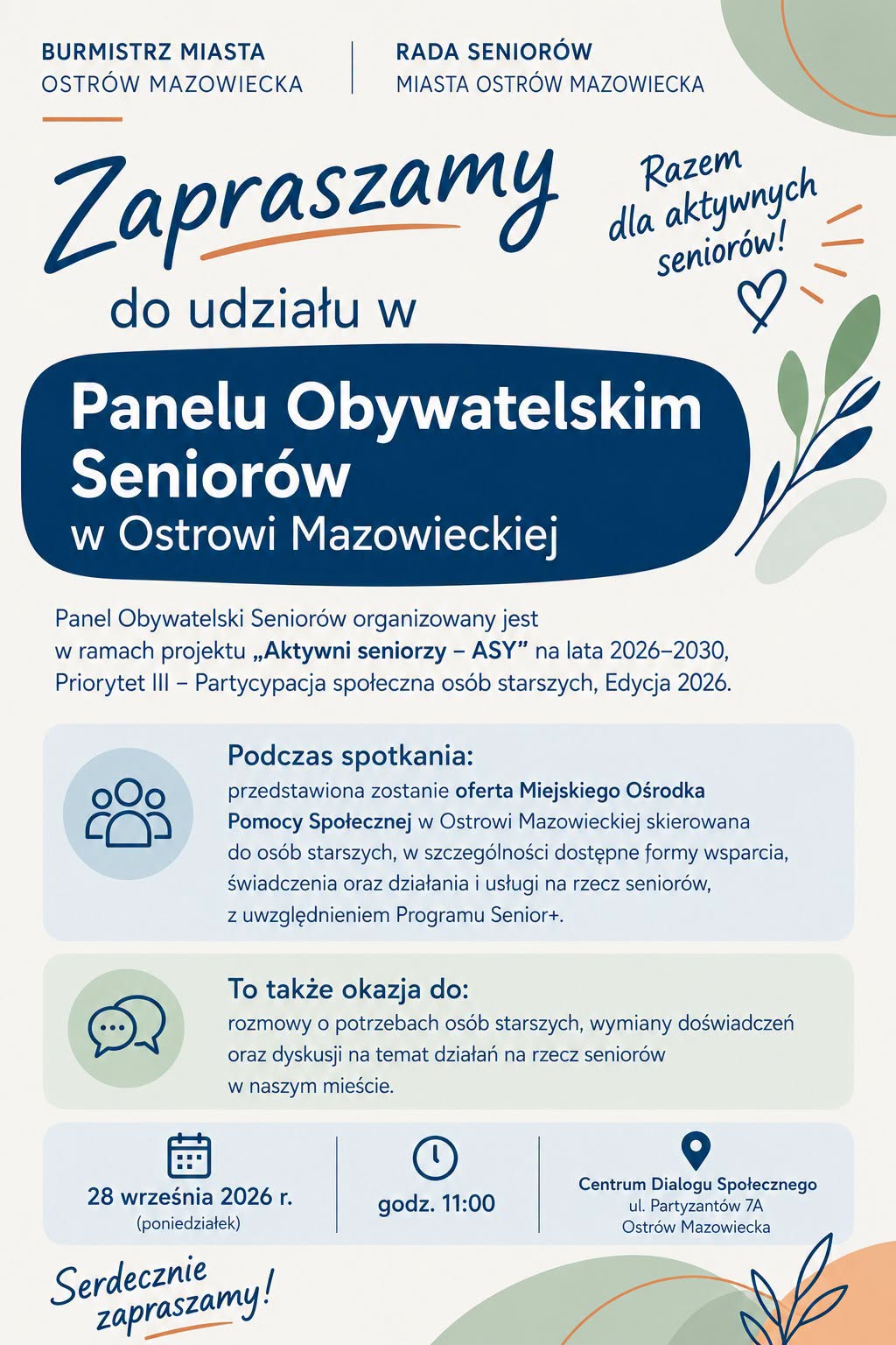 plakat informacyjny